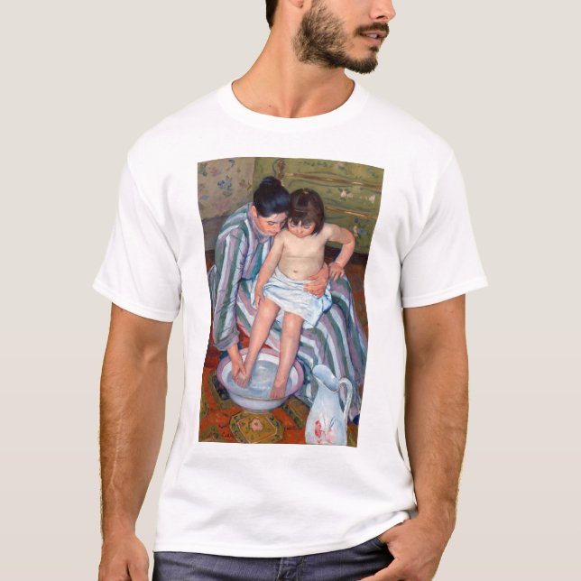 Camiseta El baño del niño, Mary Cassatt (Anverso)