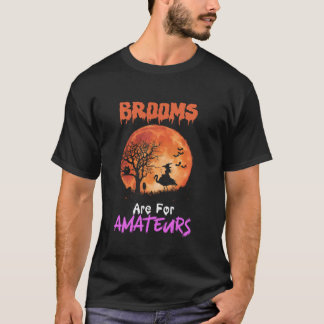 Camiseta El Baño Es Para Amateurs Flamingo Riding Witches H