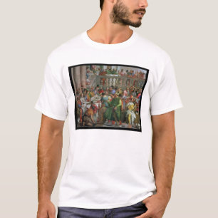 Camiseta El banquete de la boda en Cana, detalle de
