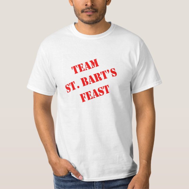 Camiseta El banquete de St Bart del equipo (Anverso)