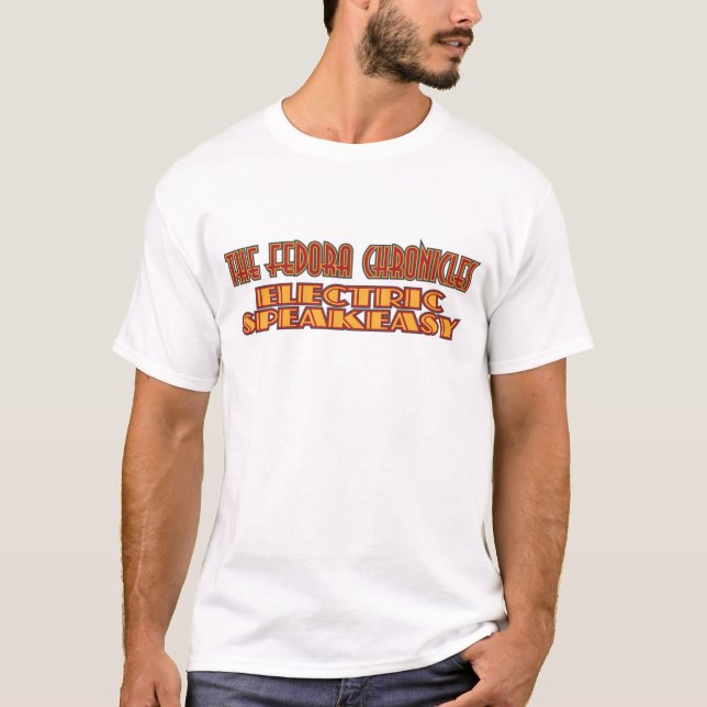 Camiseta El bar eléctrico de las crónicas de Fedora (Anverso)