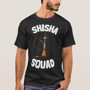 Camiseta El Bar Hookah Y El Aparato De Fumador Shisha De La