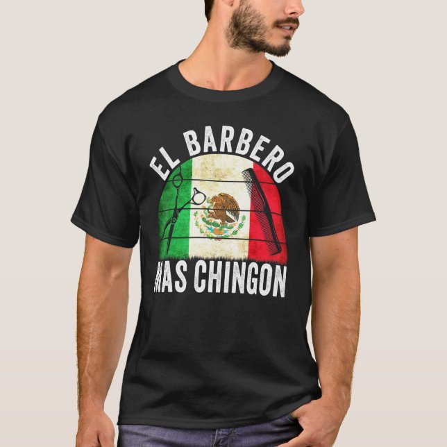 Camiseta El Barbero Mas Chingon (Anverso)