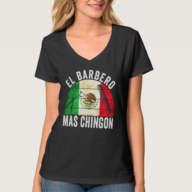 Camiseta El Barbero Mas Chingon (Anverso)