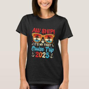 Camiseta El barco AW es mi primer viaje en crucero 2025 div