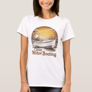 Camiseta El barco con motor de amor: Un bote de afecto