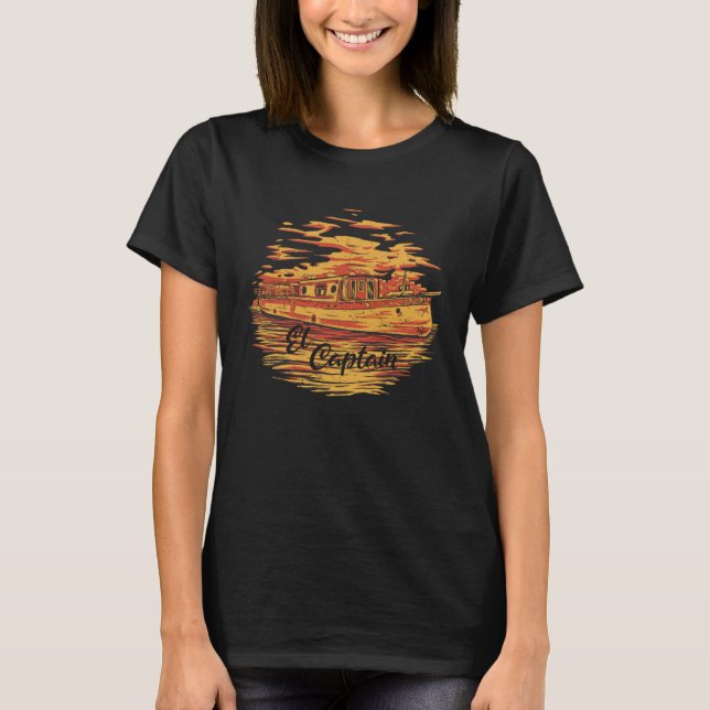 Camiseta El barco de la casa del Capitán (Anverso)