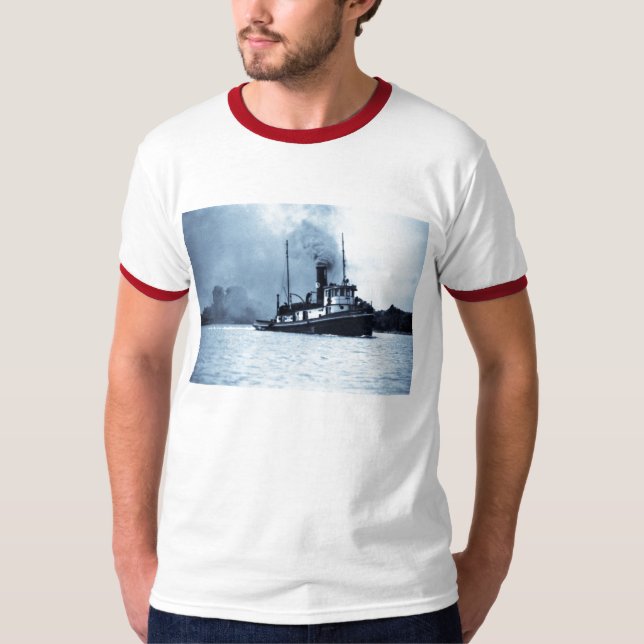 Camiseta El barco del tirón de Jesse James Great Lakes del (Anverso)