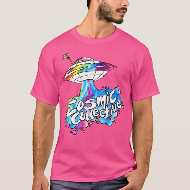 Camiseta El barco espacial cósmico (Anverso)