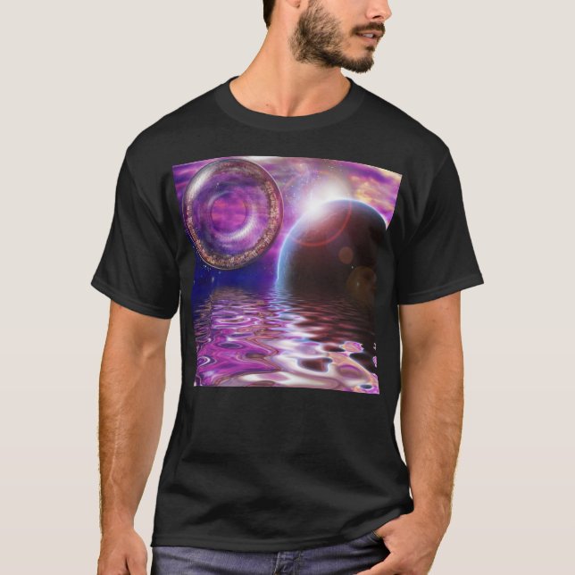 Camiseta El barco espacial de la colonia (Anverso)