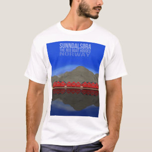 Camiseta El Barco Rojo Casas Sunndalsøra Noruega