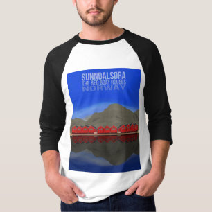 Camiseta El Barco Rojo Casas Sunndalsøra Noruega