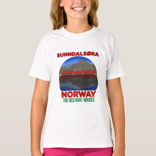 Camiseta El Barco Rojo Casas Sunndalsøra Noruega