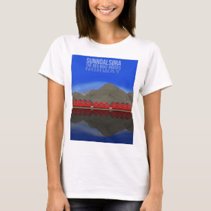 Camiseta El Barco Rojo Casas Sunndalsøra Noruega