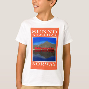 Camiseta El Barco Rojo Casas Sunndalsøra Noruega