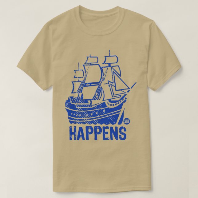 CAMISETA EL BARCO SUCEDE (Diseño del anverso)