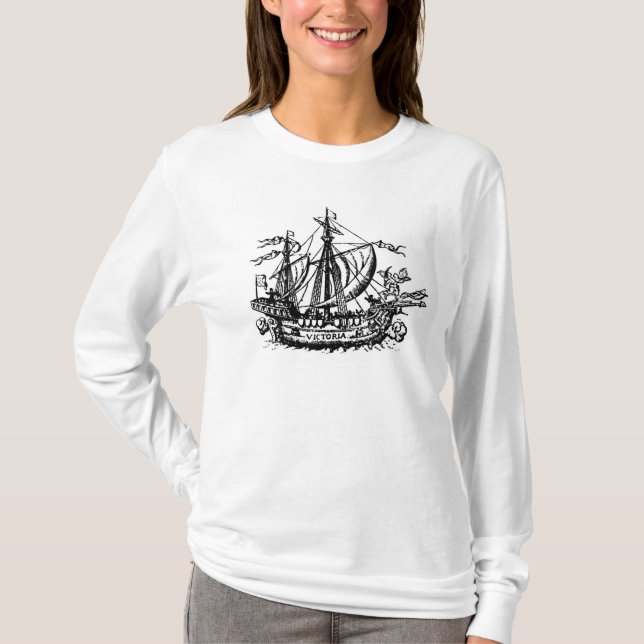 Camiseta El barco 'Victoria de Fernando de Magallanes (Anverso)
