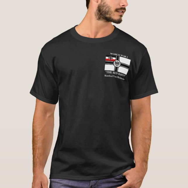 Camiseta El barón rojo Manfred Von Richthofen Tee (Anverso)