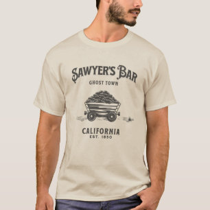 Camiseta El barrio de Sawyer's Bar Mining Ghost Town Califo