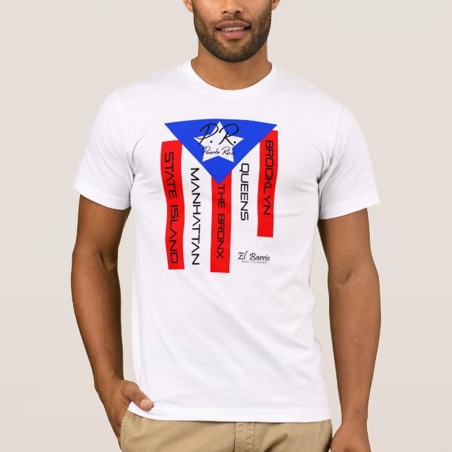 Camiseta "El Barrio" por Michael Crozz (Anverso)