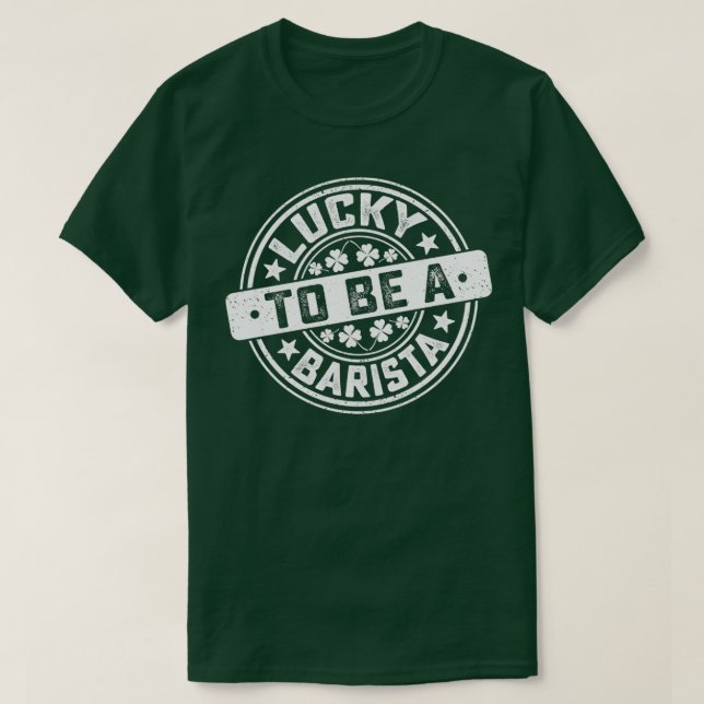 Camiseta El Bartender St Patrickx27s Day tiene suerte de se (Diseño del anverso)