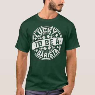 Camiseta El Bartender St Patrickx27s Day tiene suerte de se