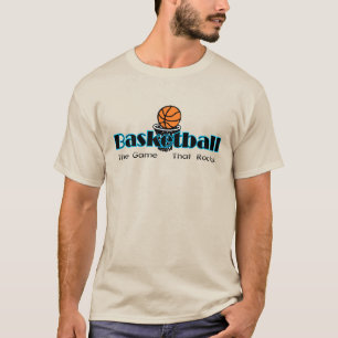 Camiseta El básquetbol, el juego que sacude el tee masculin