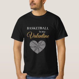 Camiseta El básquetbol es mi amor por San Valentín divertid