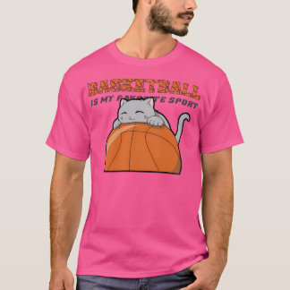 Camiseta El básquetbol es mi deporte favorito - tema del ga
