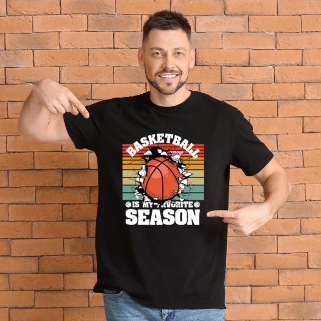 Camiseta El básquetbol es mi estación favorita (Subido por el creador)