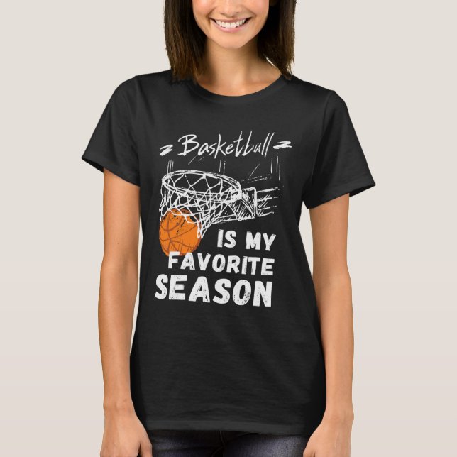 Camiseta El básquetbol es mi regalo favorito de temporada (Anverso)
