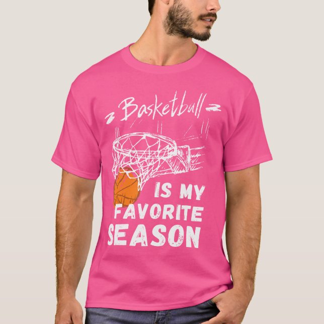 Camiseta El básquetbol es mi regalo favorito de temporada (Anverso)