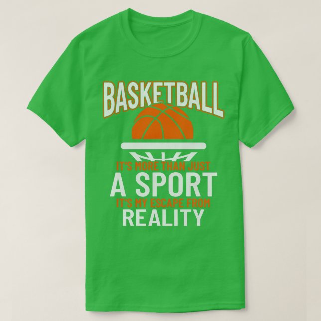 Camiseta El básquetbol más que un simple deporte (Diseño del anverso)