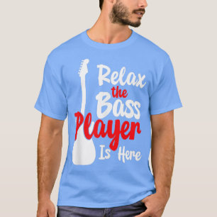 Camiseta El Bass Player está aquí Electric guitar string in