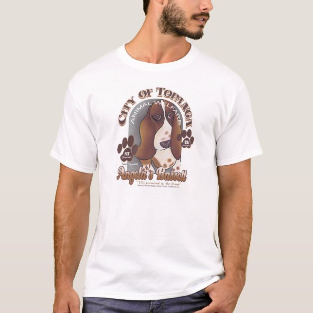 Camiseta El Bassett de Angela de Robyn Feeley (Anverso)