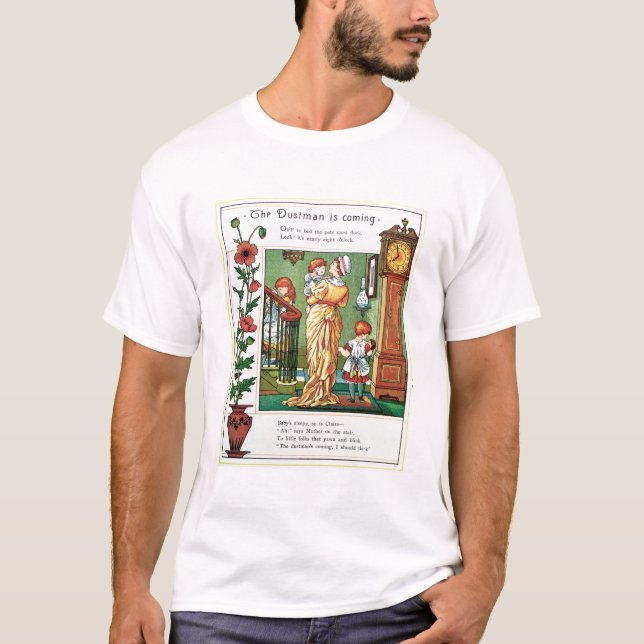 Camiseta El basurero está viniendo (el ilustracion de la (Anverso)