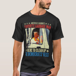 Camiseta El basurero favorito de Estados Unidos, Trump, cor
