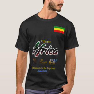 Camiseta El bautismo más temprano de Etiopía en África