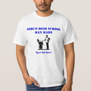 Camiseta El Bbq, hombre Mads de la High School secundaria