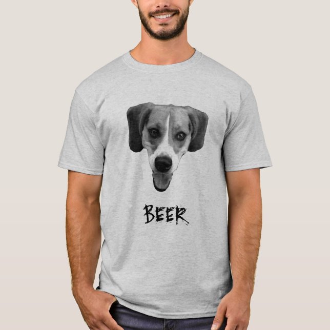 Camiseta El beagle sediento (Anverso)