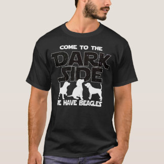 Camiseta El beagle viene al lado oscuro