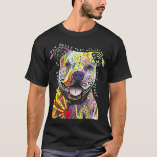 Camiseta El bebé colorido Pitbull Terrier Lover Papá Noel D