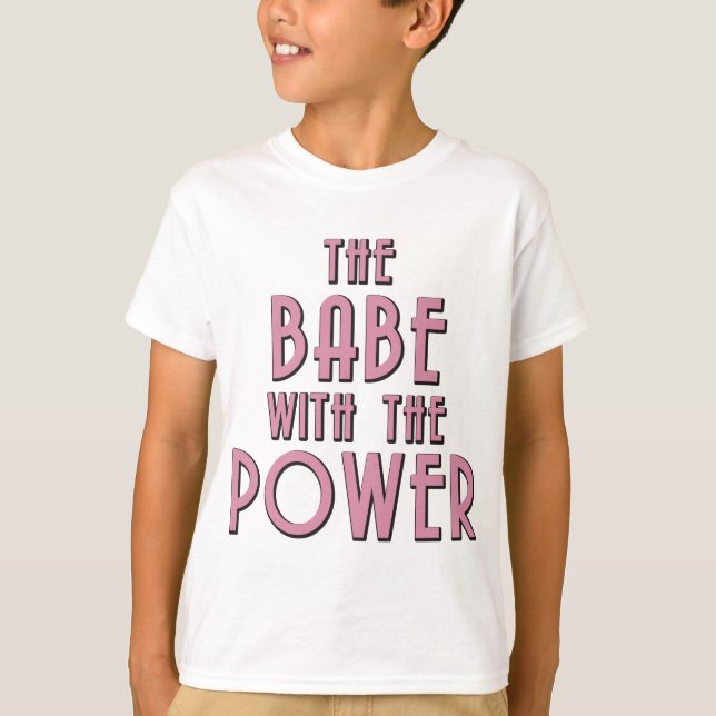 Camiseta El bebé con el poder (Anverso)