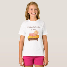 Camiseta El bebé de Cristo nació