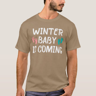 Camiseta El bebé de invierno se acerca a una divertida Invi
