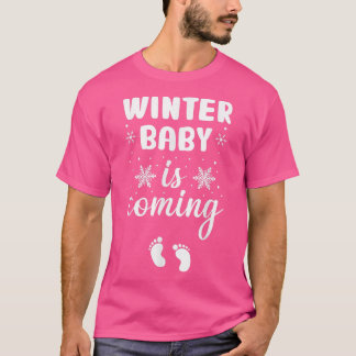 Camiseta El bebé de invierno se acerca a una divertida Invi