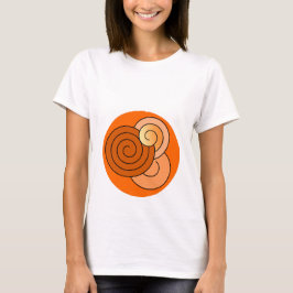 Camiseta El bebé de maternidad curvó el diseño sutil