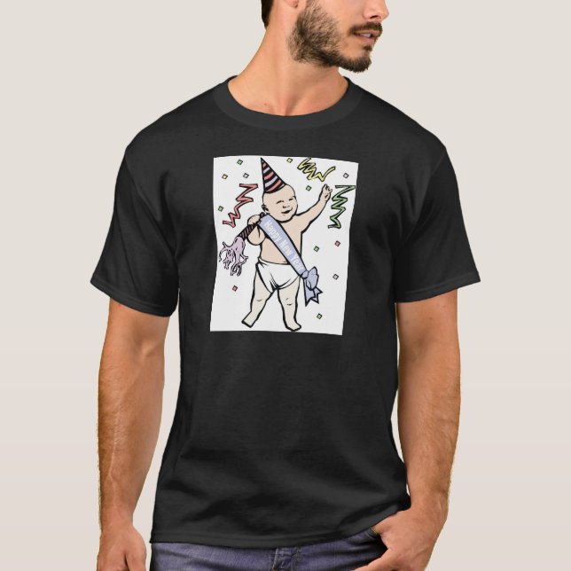 CAMISETA EL BEBÉ DEL AÑO NUEVO (Anverso)