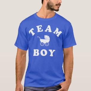 Camiseta El bebé del muchacho del equipo revela
