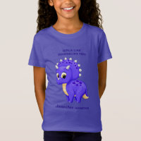 El bebé morado triceratops Chicas como los dinosau
